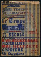 Balogh István - Garai János: Világgazdaság mai helyzete... Összeáll.: - -. Bp., 1934, Phönix, (Viktória-ny.), 71 p. Kiadói papírkötés, javított, sérült borítóval.
