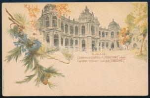 1896 Használatlan milleniumi 2kr díjjegyes képeslap