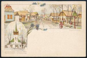 1896 Használatlan milleniumi 2kr díjjegyes képeslap