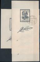 Csehszlovákia 1957 5db Zapatocki blokk Mi 17II (mindkét termésen van vonalka) (Mi EUR 300.-)