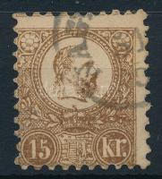 1871 Kőnyomat 15kr képbe fogazva (50.000)