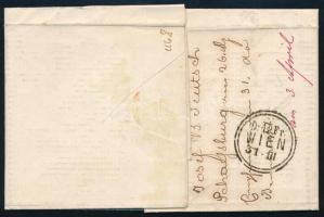 1867 5kr levélen "SCHAESSBURG" - "WIEN"