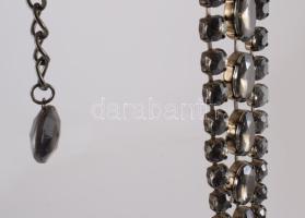 Kövekkel kirakott design öv, h: 104 cm