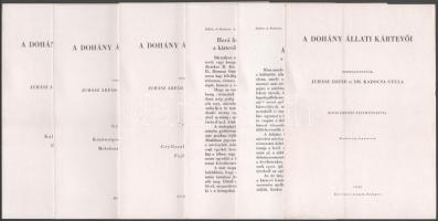 A dohány állati kártevői. Összeáll.: Juhász Árpád, Kadocsa Gyula. Koch Ernőné festményeivel. Bp., 19...