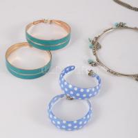 6 darab klf kék bizsu, karkötő, nyaklánc, stb