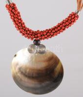 3 darab piros köves ékszer, nyaklánc, karkötő, gyűrű