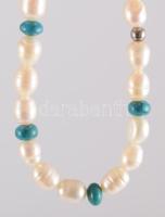 Tenyésztett gyöngy nyaklánc és karkötő