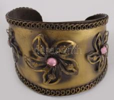 Fém nyakék + karperec kövekkel