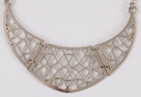 Ezüstszínű nyakék + 2 darab karkötő