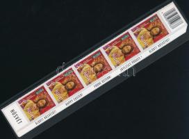 2021 Húsvét öntapadós ötöscsík vonalkóddal és ívszéli feliratokkal