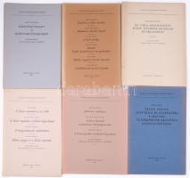 A Kner Nyomdaipari Múzeum füzetei, 15 db: Petőcz Károly: Műhelykultúra és stílus.; Képzőművészet a k...