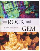 Bonewitz, Ronald Louis: Rock and Gem. Consultants Margaret Carruthers, Richard Efthim. London, 2005,...