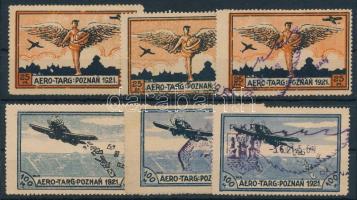 Lengyelország 1921 3 x Mi I-II (Mi EUR 195,-)