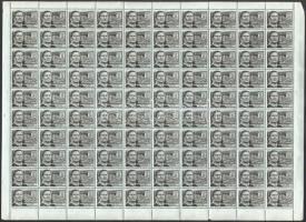 1954 Tudósok 9 db teljes ív, vízjelre átnézetlen (min 136.000)