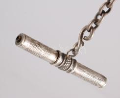 Ezüst (Ag) óralánc, jelzés nélkül, nettó 45g