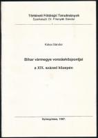 Kókai Sándor: Bihar vármegye vonzásközpontjai a XIX. század közepén. Történeti Földrajzi Tanulmányok 4. Nyíregyháza, 1997., Bessenyei György Tanárképző Főiskola, 2+18+6 p. Kiadói papírkötés.