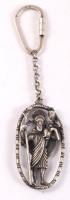 Ezüst (ag) kegytárgy medál Szent Kristóf figurájával, jelzett, nettó 29g