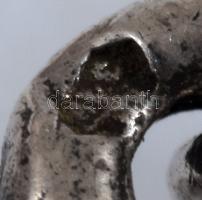 Ezüst (ag) kegytárgy medál Szent Kristóf figurájával, jelzett, nettó 29g