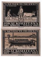 Szege Sándor szobrászművész Jókai centenáriumi emlékbélyege és adománybélyegei terveinek nyomdai fot...