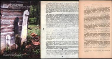 Vegyes Őrséggel és a szlavóniai magyarsággal kapcsolatos tétel, 3 db: 
1983 Őrség. Alsóőr I. A Burg...