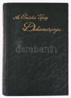 Kabos Ede (szerk.): Az Érdekes Újság Dekameronja. Száz magyar író száz legjobb novellája. Bp., Légrády. Kiadói egészvászon kötés, papír tokban, kissé kopottas állapotban.