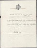 1916 évi Hadikölcsön propaganda bélyegek 2 ívdarab 36 bélyeggel, hozzá Györgyi Kálmán igazgató, Orsz...