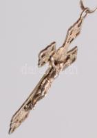 Ezüst (Ag) medálos ametiszt rózsafüzér