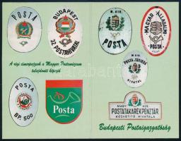 Kártyanaptár öröknaptár postamúzeumi cégtáblákkal