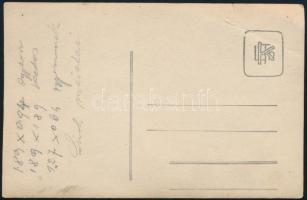 1916 Szege Sándor szobrászművész 12 db Károly és Zita bélyegtervének nyomdai fotói képeslap kartonon