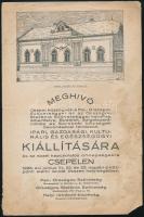 1925 Csepel községnek Albertfalva, Budafok, Szigetszentmiklós és Soroksár községek bevonásával rendezett kiállítási szórólapja.
