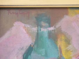 Freytag Zoltán (1901-1983): Csendélet. Olaj, vászon, jelezve balra fent. Hátoldalán Képcsarnok Válla...