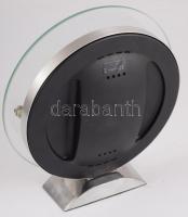 Asztali óra világtérkép számlappal, m: 21 cm