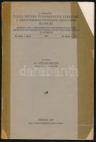 Hoffer András: Rudabányácska egykori bányászata. Debreceni Tisza István Tudományos Társaság II. (Orvos-Természettudományi) Osztályának munkái III. köt. 1. füzet. Debrecen, 1928., Tisza István-Tudományegyetem, 60 p. Kiadói papírkötés, sérült, javított, részben pótolt borítóval, szakadt címlappal.