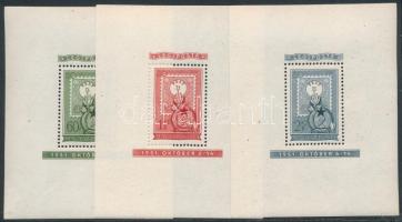 1951 80 éves a magyar blokksor (60.000) (apró gumihibák, papírhibák / small gum disturbances, paper faults)