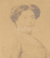 1914 Stark Ludovikaénekesnő dedikált fotója, üvegezett keretben 20x28 cm Keret sérült