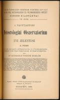 Dr. Konkoly-Thege Miklós: A nagytagyosi Meteorologiai Obszervatorium évi jelentése II. füzet. Bp., 1...
