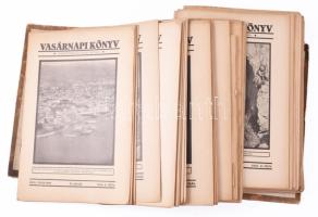 1936-1938 A Vasárnapi Könyv c. hetilap vegyes számai, összesen kb. 60 db