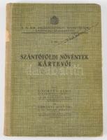Györffy Jenő: Szántóföldi növények kártevői. Bp., 1936, "Pátria", 208 p. Szövegközti fekete-fehér illusztrációkkal. Kiadói félvászon-kötésben, kissé kopott borítóval, a gerincen címkével, a címlapon bejegyzésekkel.