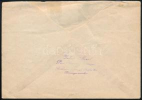 Baranya (II.) 1920 12 klf érték borítékon, "PÉCS / A2 1 A2" bélyegzéssel érvénytelenítve, ...