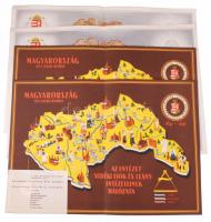 5 db térkép-melléklet könyvben (egy duplummal): Pesti Magyar Kereskedelmi Bank - Az intézet fiókháló...