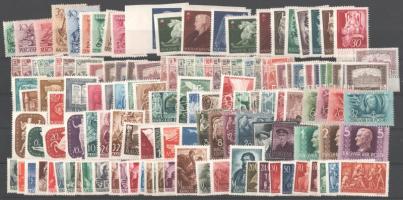 20 db postatiszta sor a korona és a pengő-fillér időszakból A4 stecklapon