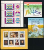 100 db postatiszta blokk szép minőségben az 1960-1990 közötti időszakból, borítékban