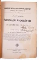 Dr. Konkoly-Thege Miklós: A nagytagyosi Meteorologiai Obszervatorium évi jelentése II. füzet. Bp., 1...