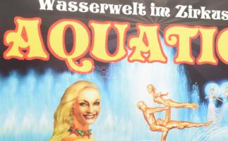 2 db német cirkuszi plakát. Aquatico 40x60 cm + még egy kisebb