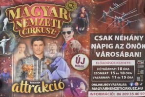 Magyar nemzeti cirkuszi plakát 60x41 cm