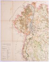 Pest-Pilis-Solt-Kiskun Vármegye közigazgatási és földmívelésügyi térképe. Szerk. és nyomtatott a m. ...