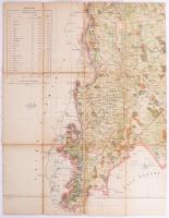 Pest-Pilis-Solt-Kiskun Vármegye közigazgatási és földmívelésügyi térképe. Szerk. és nyomtatott a m. ...