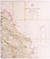 Pest-Pilis-Solt-Kiskun Vármegye közigazgatási és földmívelésügyi térképe. Szerk. és nyomtatott a m. ...