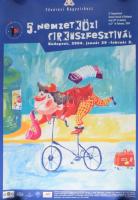 2004 Budapest Cirkuszfesztivál plakát 42x60 cm