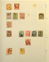 Magyar gyűjtemény az 1871-1944 közötti időszakból albumlapokon, benne 1900-as Turul sor, Búzakalász, Sport I., Nagy Madonna, LEHE blokk stb. Az eleje használt és falcos, az utolsó néhány év inkább postatiszta. Magas katalógusérték!